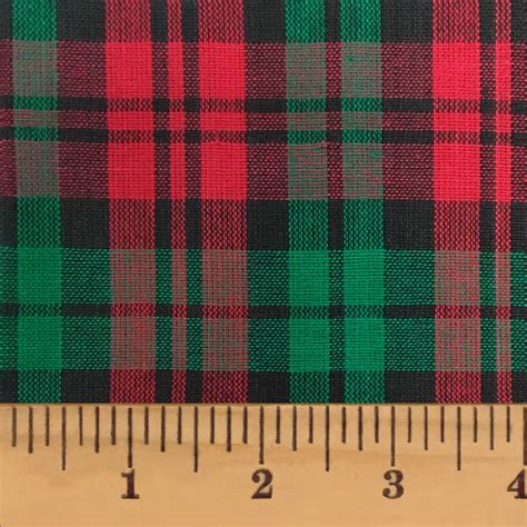 tartan plaids mylar polyester cotton red green gold metallic fabric|Red and Green Tartan Plaid Fabric .